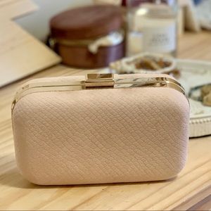 Blush clutch bag NAFNAF paris